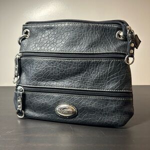 Rosetti Black Zipper Bag